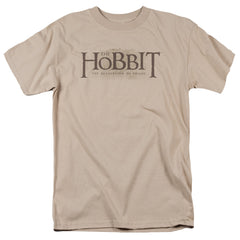 The Hobbit Textured Logo Men's 18/1 Cotton Short-Sleeve T-Shirt