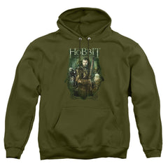 The Hobbit Thorin And Company Men's Pull-Over 75 25 Poly Hoodie
