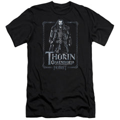 The Hobbit Thorin Stare Men's Ultra-Soft 30/1 Cotton Slim Short-Sleeve T-Shirt