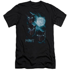 The Hobbit Three Warg Moon Men's Ultra-Soft 30/1 Cotton Slim Short-Sleeve T-Shirt