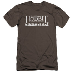 The Hobbit Walking Logo Men's Ultra-Soft 30/1 Cotton Slim Short-Sleeve T-Shirt