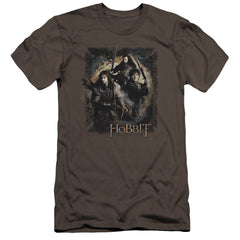 The Hobbit Weapons Drawn Men's Ultra-Soft 30/1 Cotton Slim Short-Sleeve T-Shirt