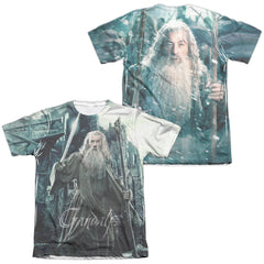 The Hobbit Wizard (Front/Back) Men's Regular Fit Poly Cotton Short-Sleeve T-Shirt