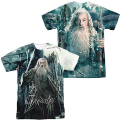 The Hobbit Wizard (Front/Back) Men's Regular Fit Polyester Short-Sleeve T-Shirt