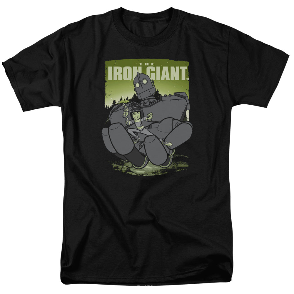 The Iron Giant Helping Hand Men's 18/1 Cotton Short-Sleeve T-Shirt