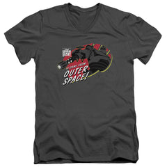 The Iron Giant Outer Space Men's 30/1 Cotton Slim V-Neck T-Shirt
