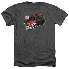 The Iron Giant Outer Space Men's 30/1 Heather 60 40 Poly Short-Sleeve T-Shirt