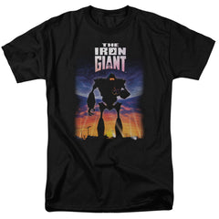 The Iron Giant Poster Men's 18/1 Cotton Short-Sleeve T-Shirt