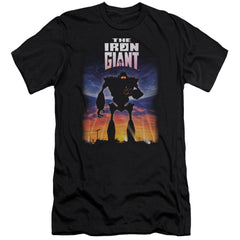 The Iron Giant Poster Men's Ultra-Soft 30/1 Cotton Slim Short-Sleeve T-Shirt