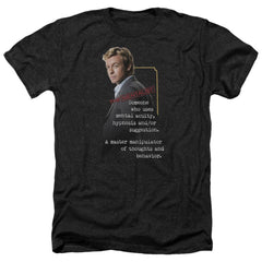 The Mentalist Definition Men's 30/1 Heather 60 40 Poly Short-Sleeve T-Shirt