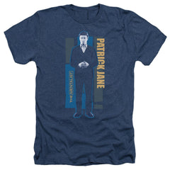The Mentalist Patrick Jane Men's 30/1 Heather 60 40 Poly Short-Sleeve T-Shirt