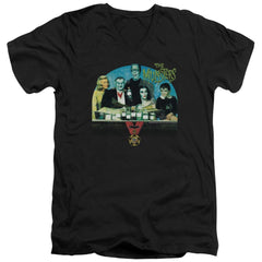 The Munsters 50 Year Potion Men's 30/1 Cotton Slim V-Neck T-Shirt