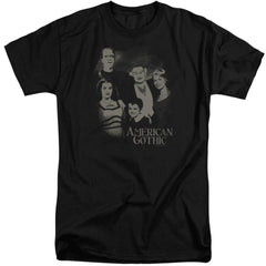 The Munsters American Gothic Men's 18/1 Tall Cotton Short-Sleeve T-Shirt