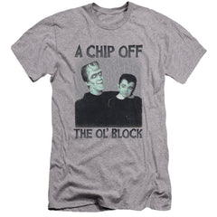 The Munsters Chip Men's Ultra-Soft 30/1 Cotton Slim Short-Sleeve T-Shirt