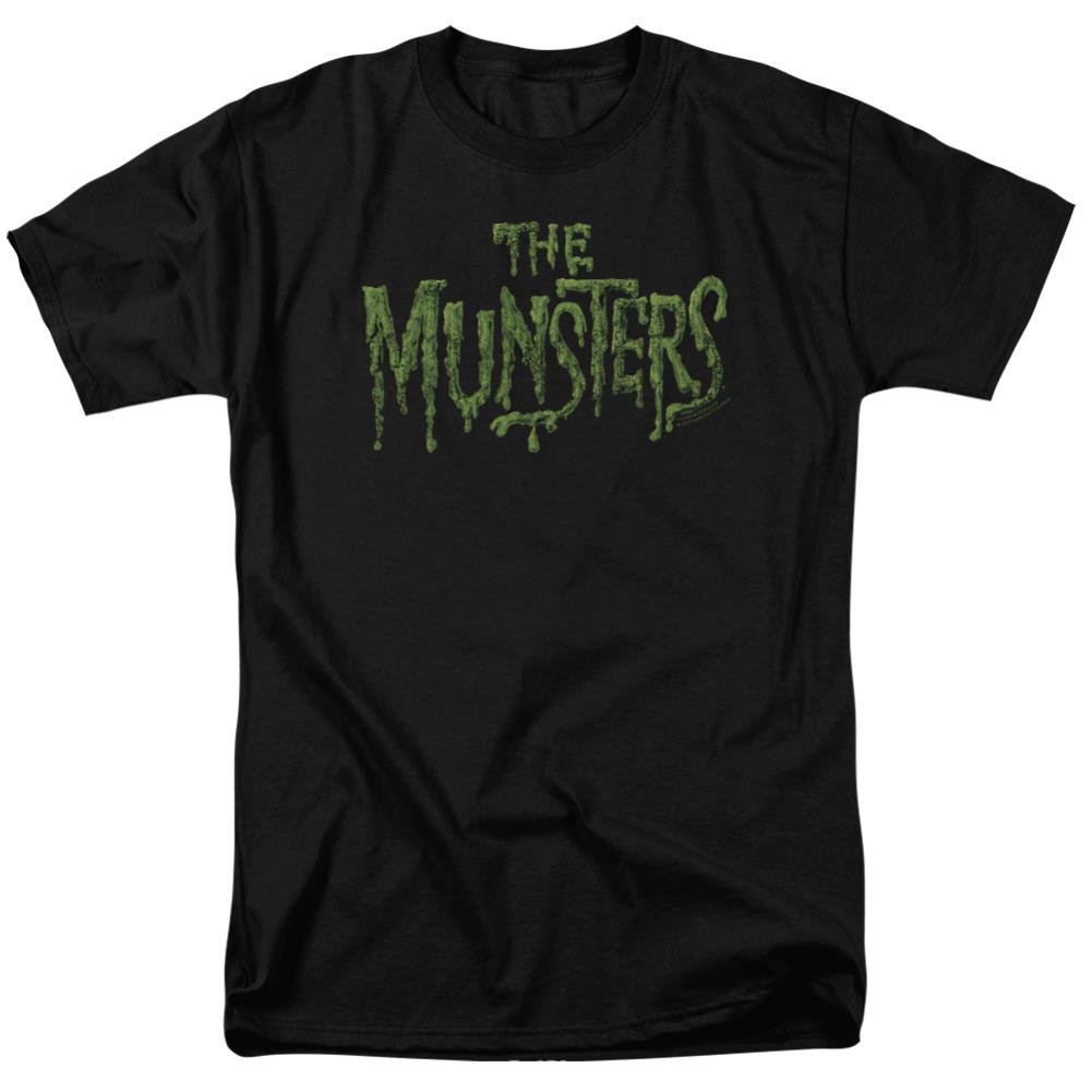 The Munsters Distress Logo Men's 18/1 Cotton Short-Sleeve T-Shirt