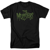 The Munsters Distress Logo Men's 18/1 Cotton Short-Sleeve T-Shirt