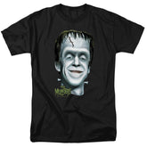The Munsters Herman's Head Men's 18/1 Cotton Short-Sleeve T-Shirt