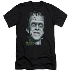 The Munsters Herman's Head Men's Ultra-Soft 30/1 Cotton Slim Short-Sleeve T-Shirt