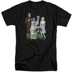 The Munsters The Family Men's 18/1 Tall Cotton Short-Sleeve T-Shirt