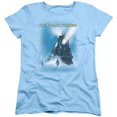 The Polar Express Big Train Women's 18/1 Cotton Short-Sleeve T-Shirt