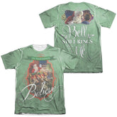 The Polar Express Santa (Front/Back Print) Men's Regular Fit Poly Cotton Short-Sleeve T-Shirt