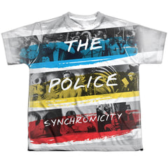 The Police Synchronicity Youth Regular Fit Poly Short-Sleeve T-Shirt