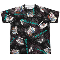 The Regular Show Golf Cart Ride Youth Regular Fit Poly Short-Sleeve T-Shirt