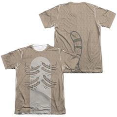 The Regular Show Hamboning (Front/Back Print) Men's Regular Fit Poly Cotton Short-Sleeve T-Shirt