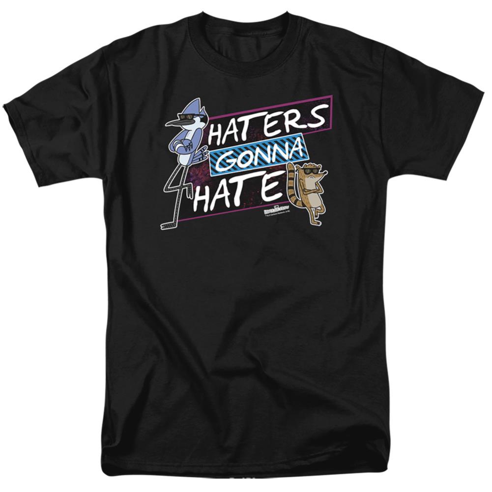 The Regular Show Haters Gonna Hate Men's 18/1 Cotton Short-Sleeve T-Shirt