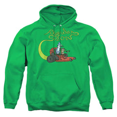 The Regular Show Mower Men's Pull-Over 75 25 Poly Hoodie