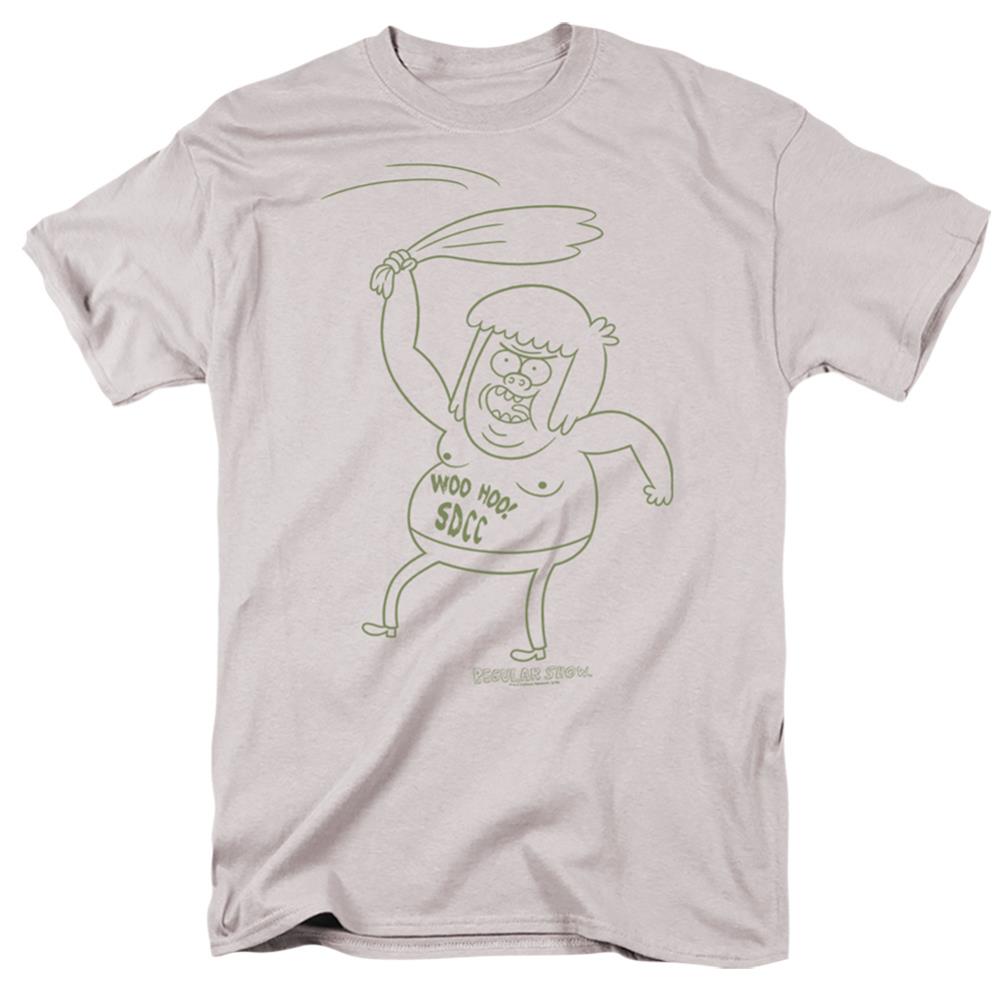The Regular Show SDCC 2013 Muscle Man Men's 18/1 Cotton Short-Sleeve T-Shirt