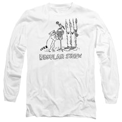 The Regular Show Tattoo Art Men's 18/1 Cotton Long-Sleeve T-Shirt
