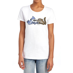 The Regular Show Tattoo Art Women's 18/1 Cotton Short-Sleeve T-Shirt