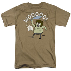 The Regular Show Wooooo Men's 18/1 Cotton Short-Sleeve T-Shirt