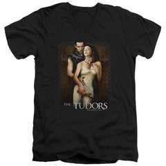 The Tudors Spilt Wine Men's 30/1 Cotton Slim V-Neck T-Shirt