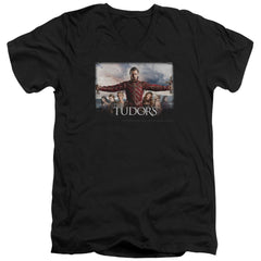 The Tudors The Final Seduction Men's 30/1 Cotton Slim V-Neck T-Shirt