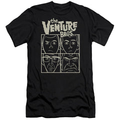 The Venture Bros Venture Men's Ultra-Soft 30/1 Cotton Slim Short-Sleeve T-Shirt