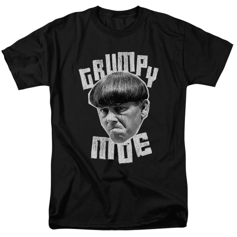 Three Stooges Grumpy Moe Men's 18/1 Cotton Short-Sleeve T-Shirt