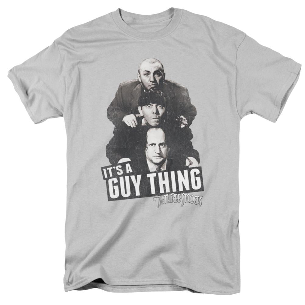 Three Stooges Guy Thing Men's 18/1 Cotton Short-Sleeve T-Shirt