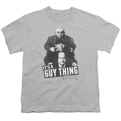 Three Stooges Guy Thing Youth 18/1 100% Cotton Short-Sleeve T-Shirt