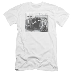 Three Stooges Hello Men's Ultra-Soft 30/1 Cotton Slim Short-Sleeve T-Shirt