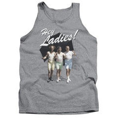 Three Stooges Hey Ladies Men's 18/1 Cotton Tank Top
