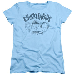Three Stooges Knuckleheads Women's 18/1 Cotton Short-Sleeve T-Shirt