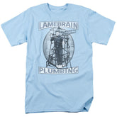 Three Stooges Lamebrain Plumbing Men's 18/1 Cotton Short-Sleeve T-Shirt