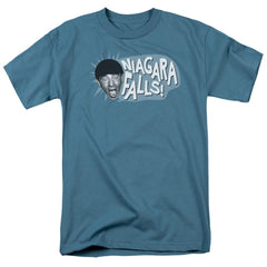 Three Stooges Niagara Falls Men's 18/1 Cotton Short-Sleeve T-Shirt