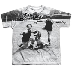 Three Stooges Team Knucklehead Youth Regular Fit Poly Short-Sleeve T-Shirt