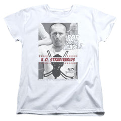 Three Stooges Weasel Women's 18/1 Cotton Short-Sleeve T-Shirt