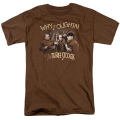 Three Stooges Why I Oughta Men's 18/1 Cotton Short-Sleeve T-Shirt