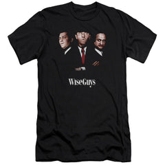 Three Stooges Wiseguys Men's Ultra-Soft 30/1 Cotton Slim Short-Sleeve T-Shirt