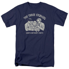 Three Stooges Without Cents Men's 18/1 Cotton Short-Sleeve T-Shirt